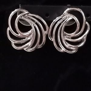 Antique silver earrings
